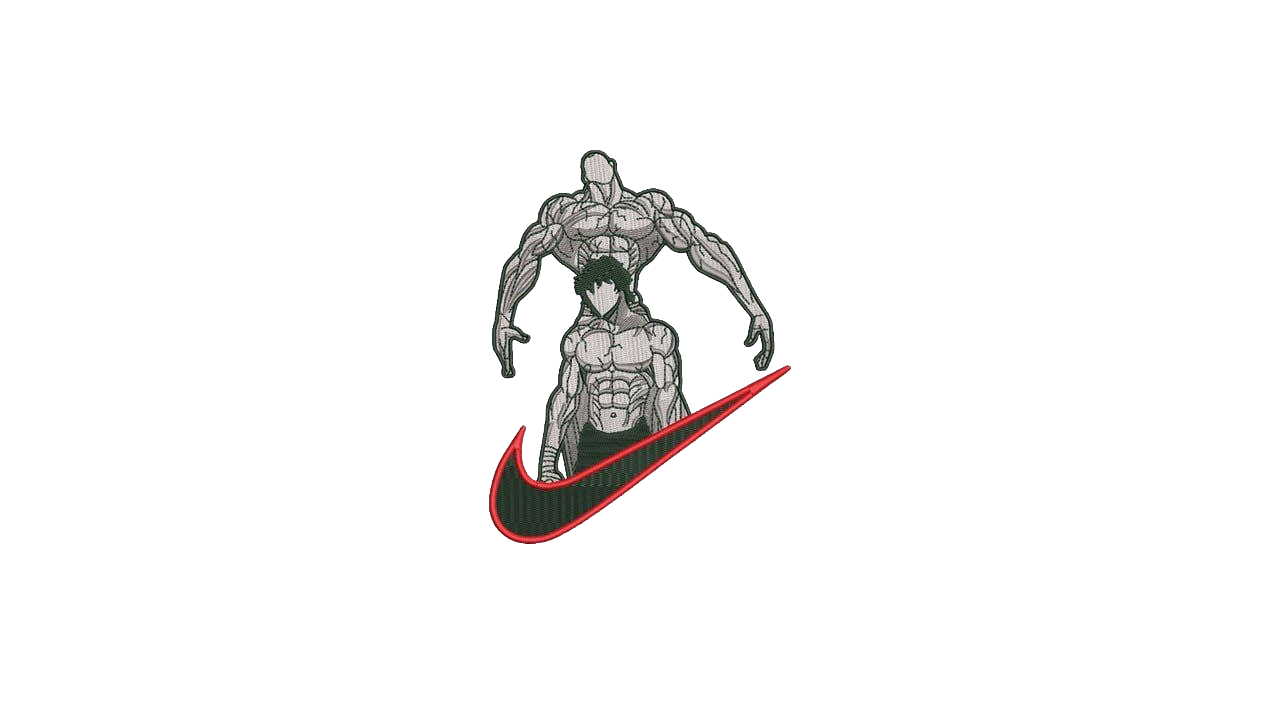Jack Baki Hanma Swoosh T-shirt